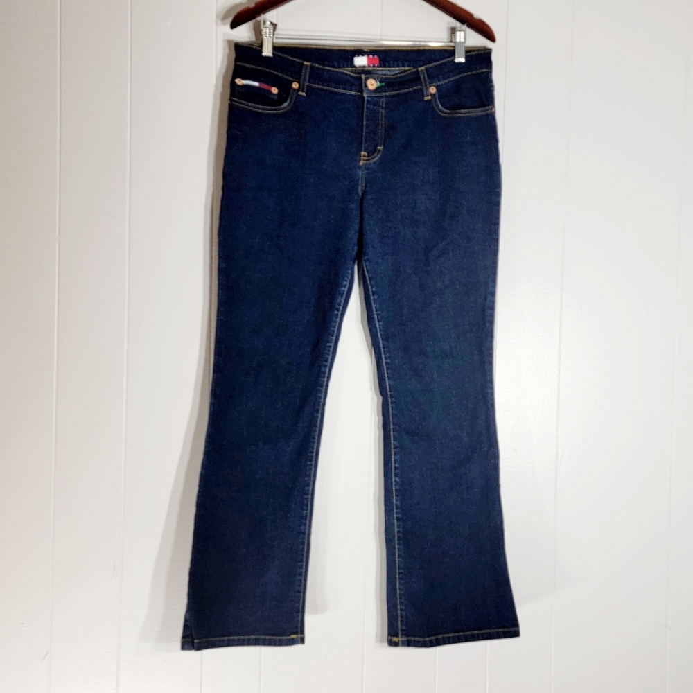 Tommy Hilfiger Midrise Bootcut Dark Blue Jeans Size 31